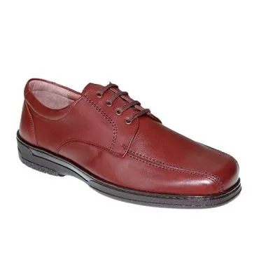 Zapato cordones hombre especial para diabéticos muy cómodo Primocx en marrón