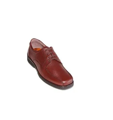 Zapato cordones hombre especial para diabéticos muy cómodo Primocx en marrón