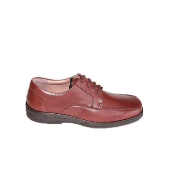 Zapato cordones hombre especial para diabéticos muy cómodo Primocx en marrón
