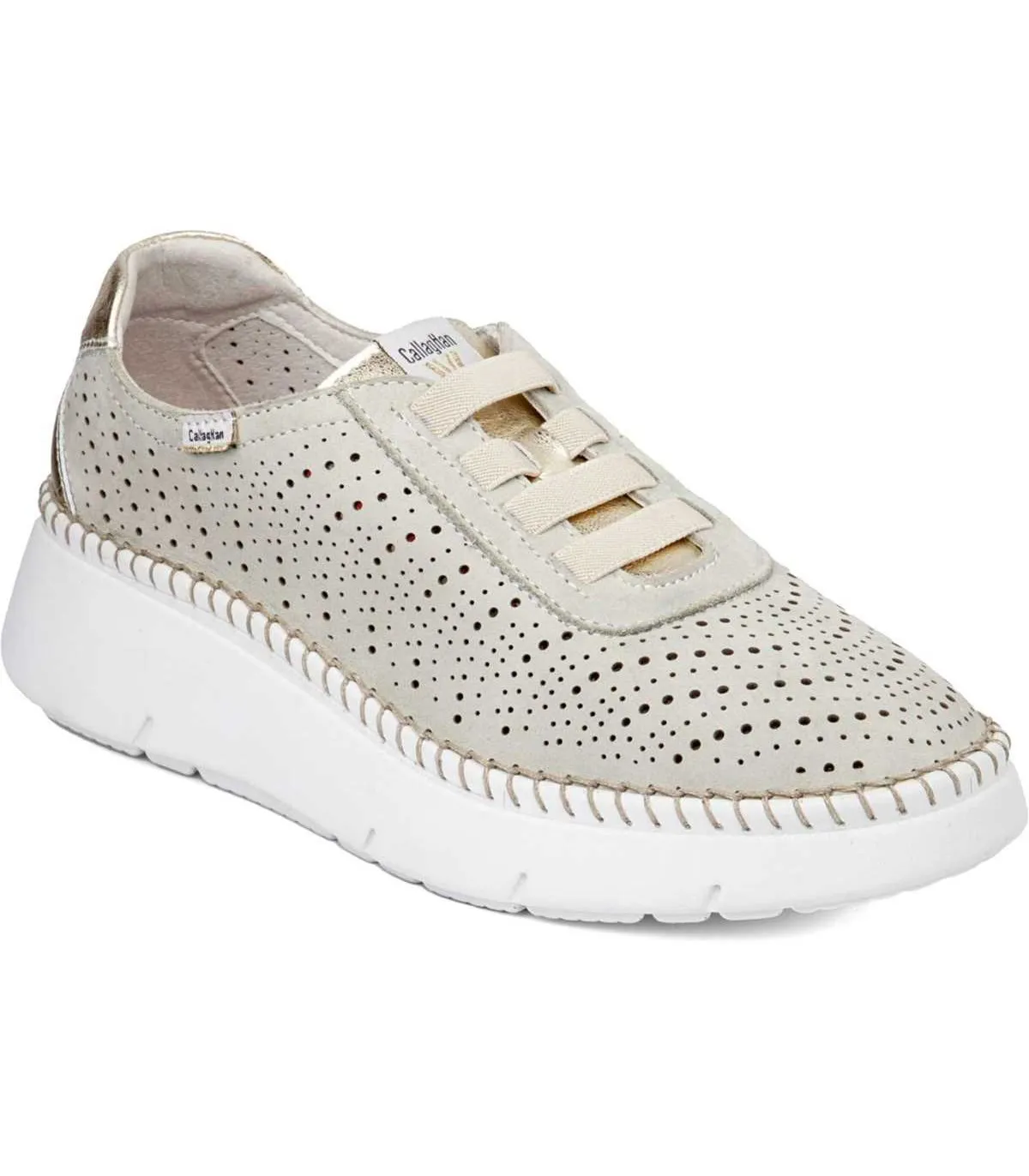 Zapato deportivo cordones elásticos para mujer
