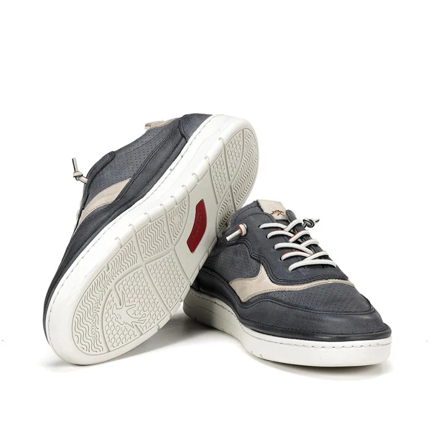 ZAPATO FLUCHOS HOMBRE VEGABUCK MARINO