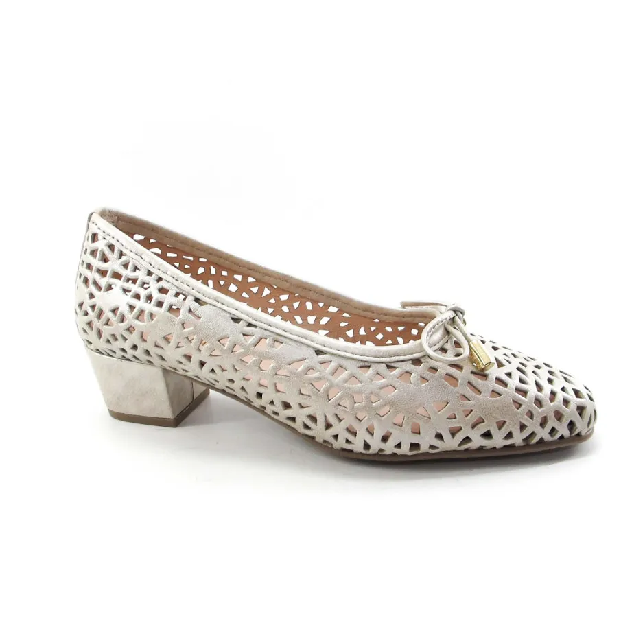 ZAPATO MUJER VESTIR CONFORT NACAR