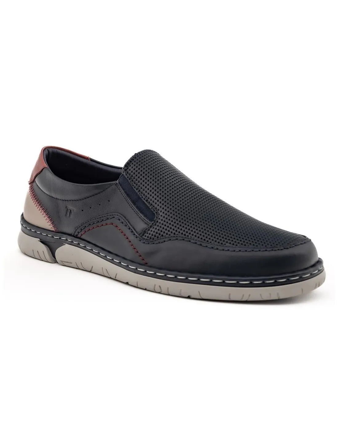 ZAPATO SIN CORDONES HOMBRE NOTTON 0618 AZUL MARINO