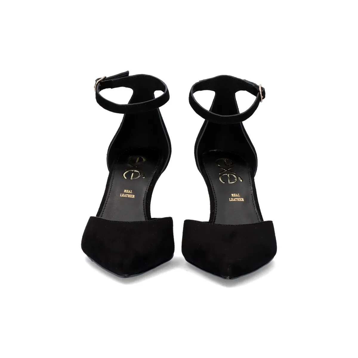 ZAPATO TACÓN CIRCULAR SARA210 EN NEGRO