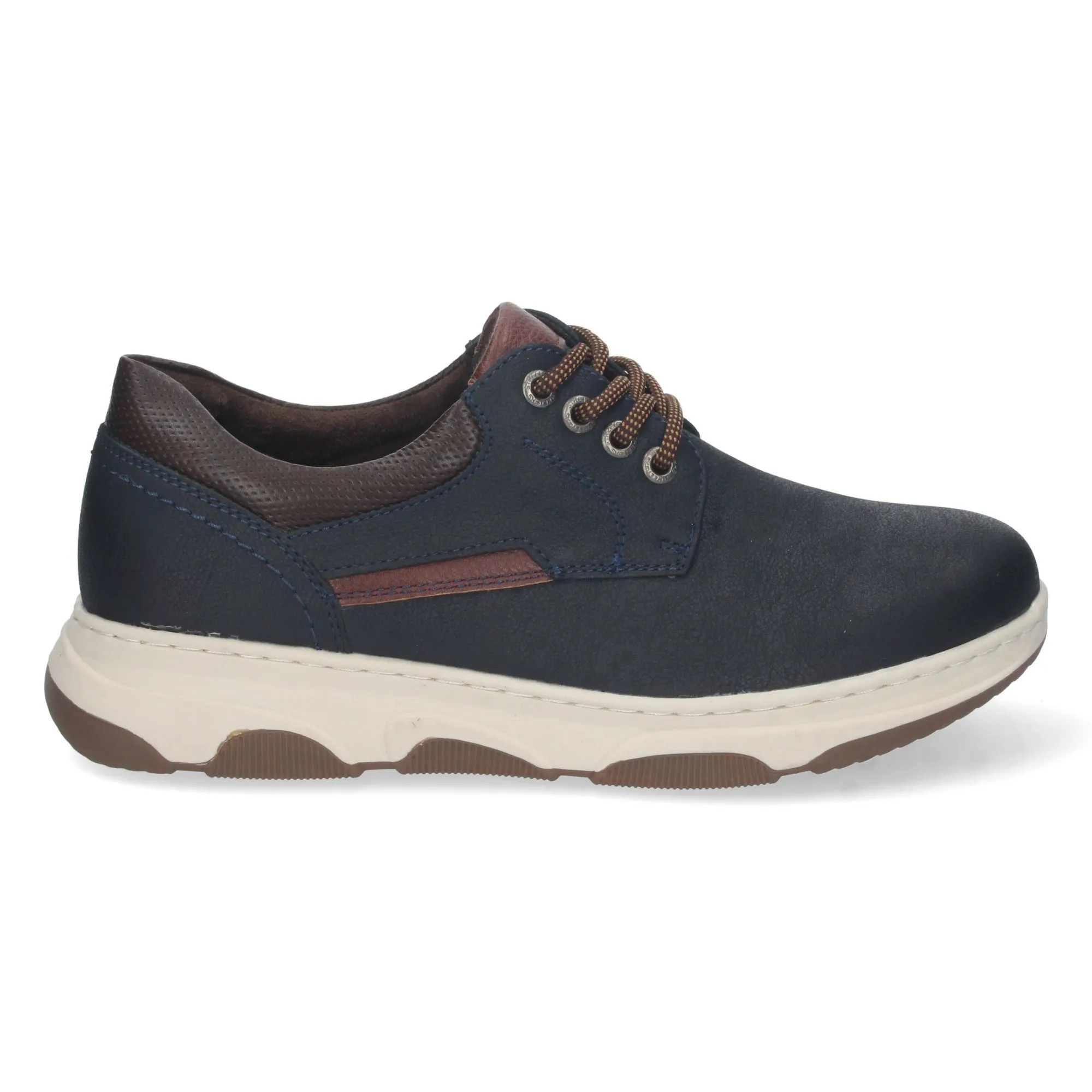 Zapatos comodos planos hombre color marron