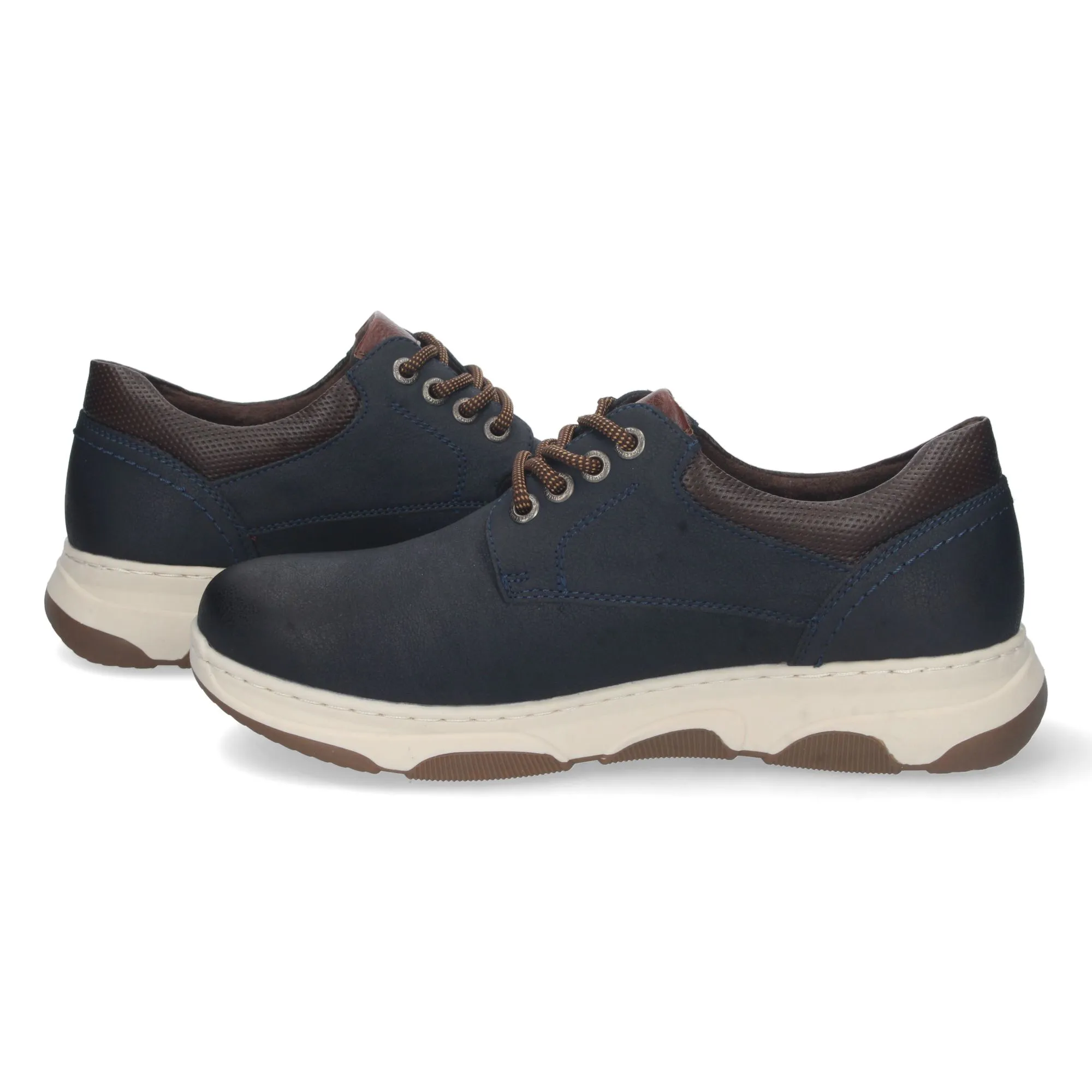 Zapatos comodos planos hombre color marron