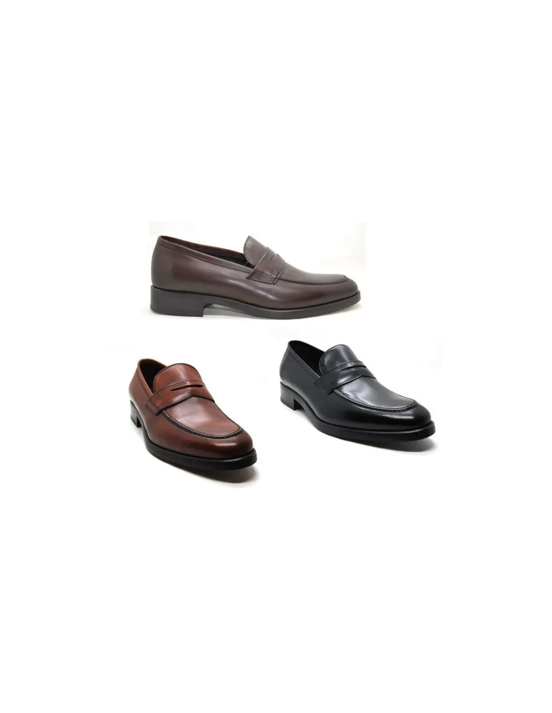Zapatos hombre mocasines piel