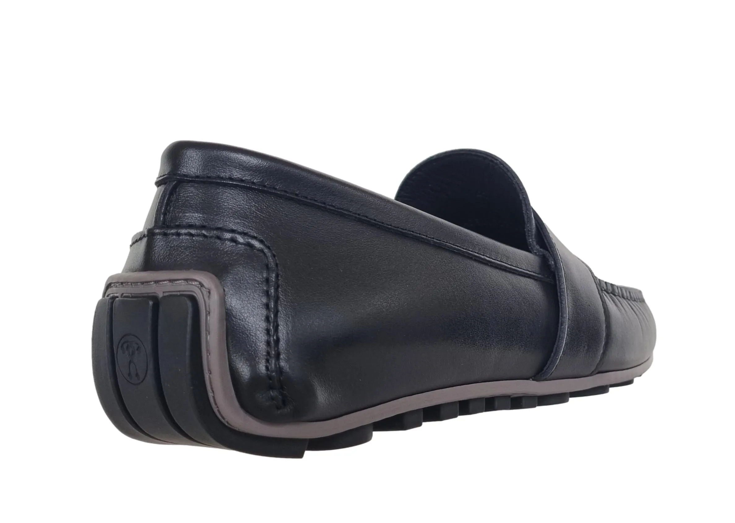 Zapatos mocasines de hombre MOSCHINO drivers gommini MB10380G1GGA0000 negro