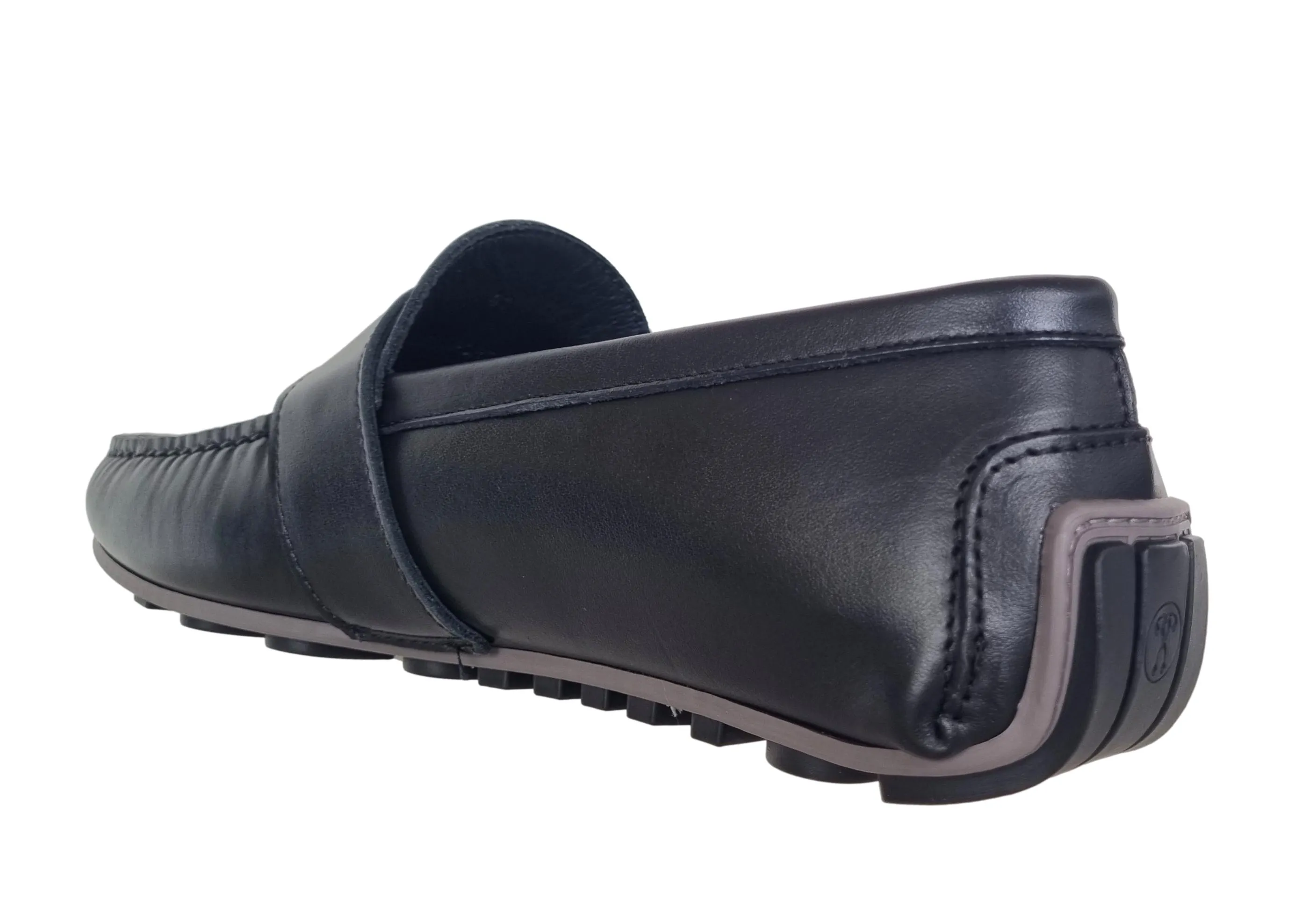 Zapatos mocasines de hombre MOSCHINO drivers gommini MB10380G1GGA0000 negro